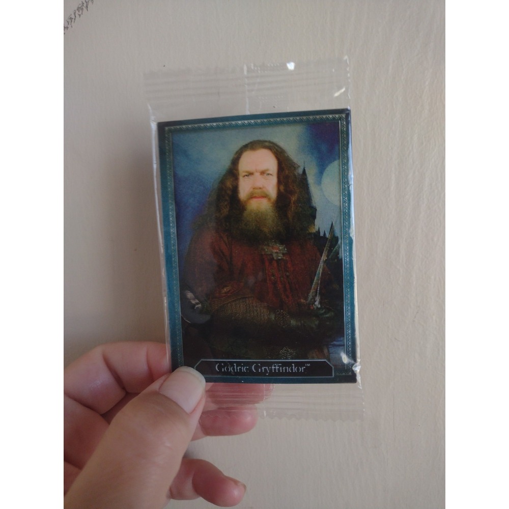 Harry Potter Wizarding World Rare Chocolate Frog Sealed Card Godric Gryffindor